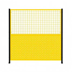 车间仓库隔离网工厂设备冲孔围挡加厚分区隔断围栏移动安全防护栏