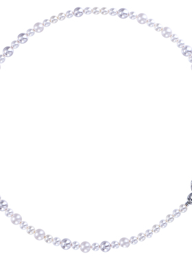 长款叠戴OT扣头澳白珍珠项链