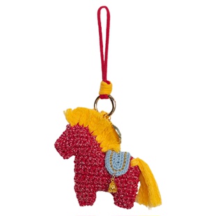 马上有钱马年小马挂件钩织钩针编织材料包手工diy本命年礼物新年