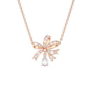 【自营】Swarovski/施华洛世奇Volta系列蝴蝶结项链女情人节礼物
