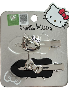 无痕发夹hellokitty化妆碎发卡