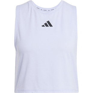 Adidas/阿迪达斯官方正品夏季女士凉爽透气运动健身T恤背心JJ3495