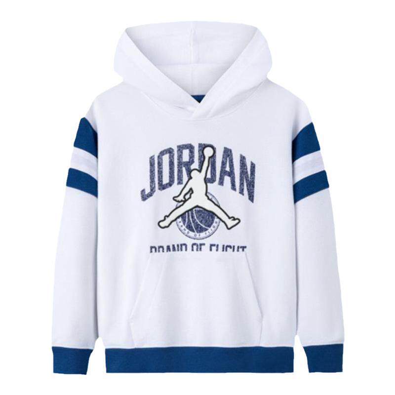 Jordan乔丹童装男童连帽卫衣23春秋AJ新款儿童休闲上衣JD2312072