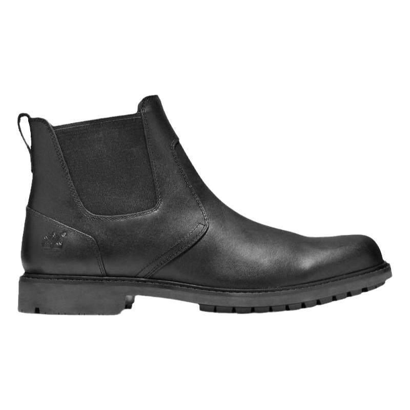 TIMBERLAND/添柏岚男士靴子大黄靴切尔西靴套脚圆头皮质户外春秋