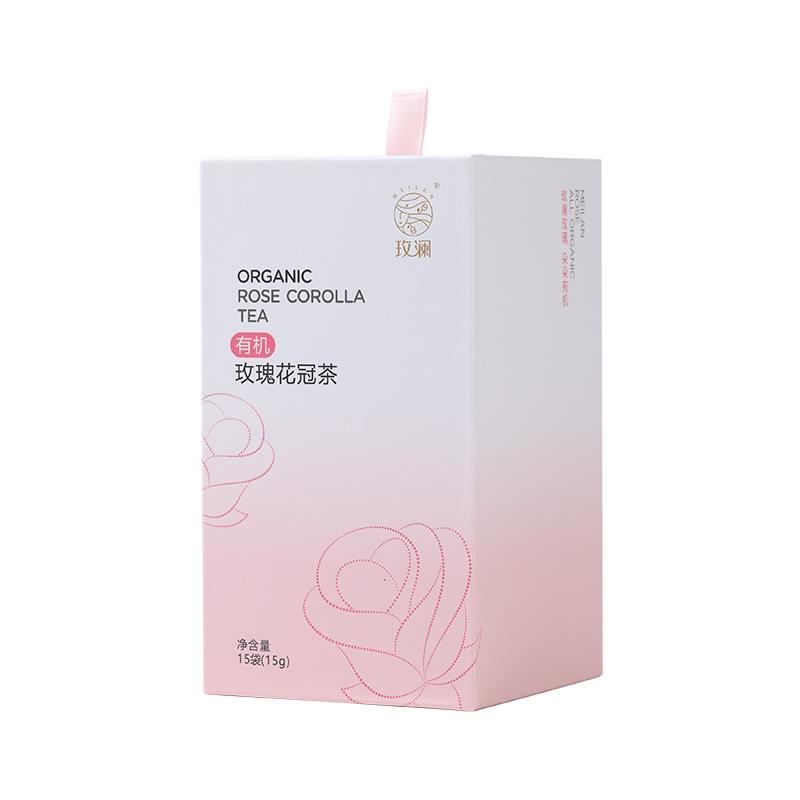 玫澜 有机双认证玫瑰花冠茶 大朵精挑重瓣红玫瑰茶 女生养生泡茶