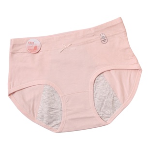 莱莹女士中腰少女学生初高中姨妈内裤防漏月经卫生生理裤可爱卡通