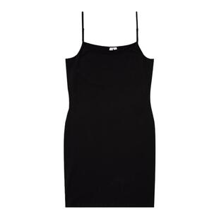 SUNSPEL女士春夏Supima匹马棉内衬吊带裙打底连衣裙