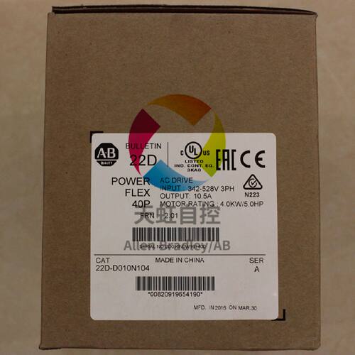 议价20BC085A0ANNANC0 PowerFlex700交流变频器400V 85A 45kW全新