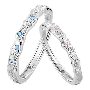 卡蒂罗星糖引力对戒925银情侣对戒纪念日生日礼物2025爆款新款