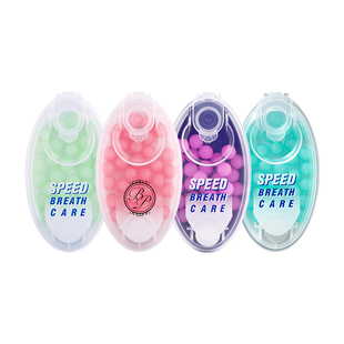 小林制药爆珠口香糖瞬间口气清新糖香口丸接吻糖口味任选2件