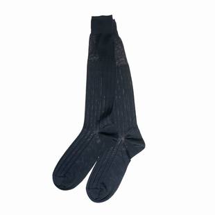 Roiluxe西装绅士丝光棉袜 男士及膝长筒袜商务正装休闲皮鞋袜子男