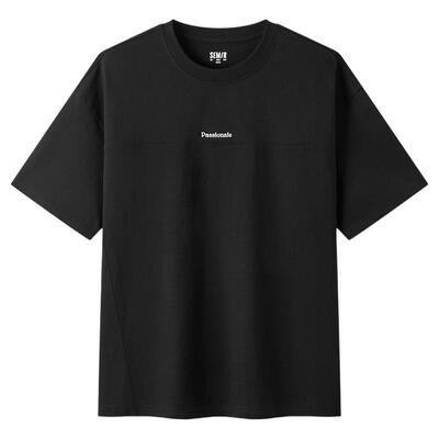 森马特宽松纯棉绣花短袖T恤男士