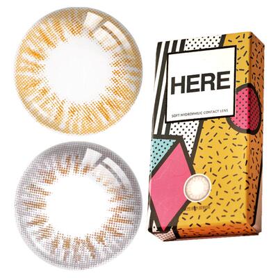 YOOLENS美瞳月抛2片日常素颜大直径高颜值亚裔水润舒适隐形眼镜