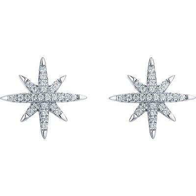 周六福星芒耳钉女款流星月耳环S925银耳饰送女友节日礼物