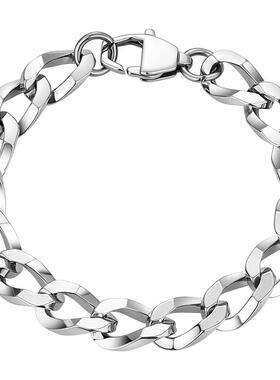 男士钛钢朋克编织手链