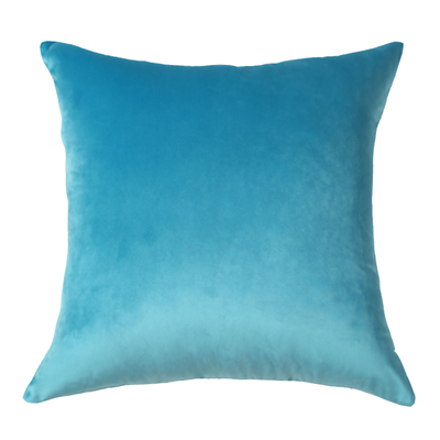 素色丝绒办公室沙发靠枕