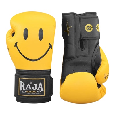 【raja超纤皮拳套】成人拳击手套