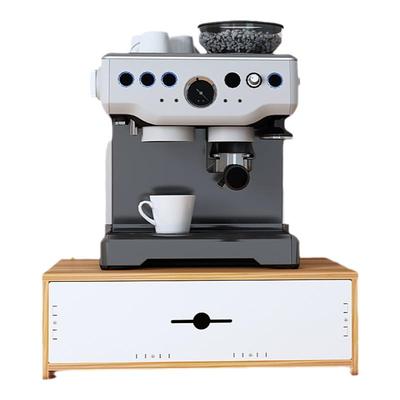 小型咖啡机摆放台商用茶包收纳盒