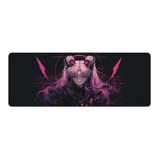 吟虎鼠标垫电竞超大号加厚细面二次元游戏电脑办公桌垫FPS高颜值