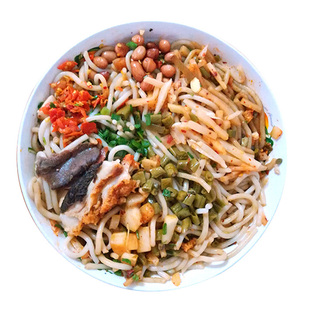 壮乡农家广西正宗桂林米粉湿粉速食鲜料包卤水锅叉烧酸笋特产送礼