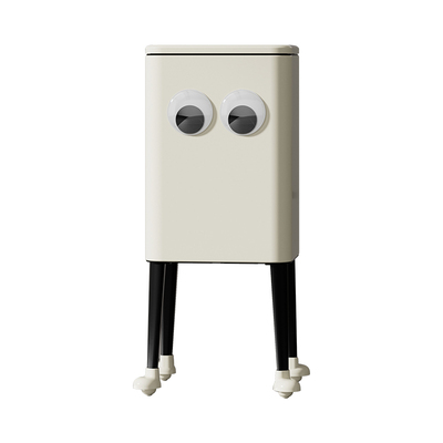 带盖行走免弯腰垃圾桶