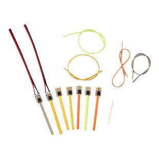 3v细长线条软硬COB发光灯丝改装DIY光源白红绿蓝黄粉紫流水12v24v