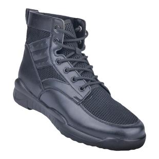 夏季作战训靴男女网眼透气拉链超轻作战靴战术安检鞋作训靴保安靴
