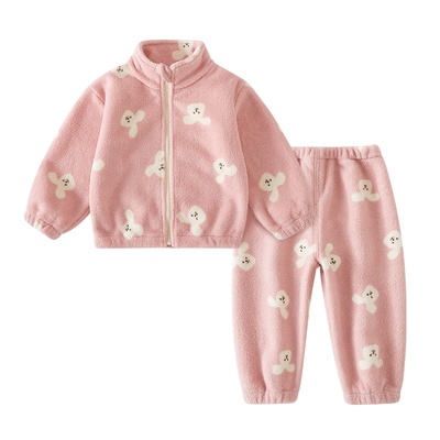 女童睡衣珊瑚绒2025新款