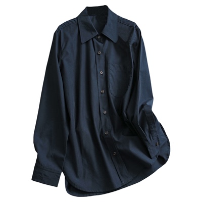 中长款长袖衬衫一整套穿搭半裙女