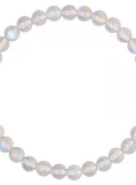 月光石手链蓝光冰种设计貔貅