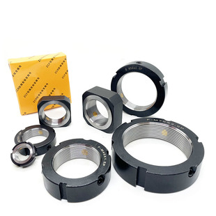 R型圆形径向精密锁紧螺母模组数控机床主轴丝杆圆型螺帽止退M1215