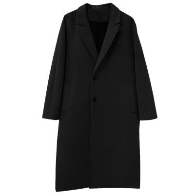 冬季加厚毛呢大衣男中长款宽松