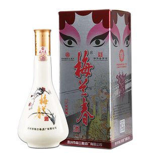 【官方正品】梅兰春 脸谱瓶芝麻香型白酒500ml团圆小酌百姓口粮酒