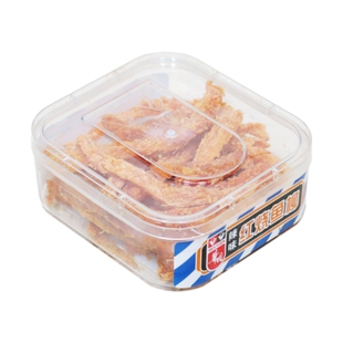 香港华园出品辣味红烧鱼柳100克盒装 即食明太鱼干丝港式风味零食