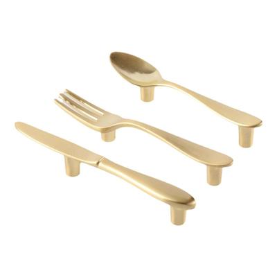 76mm拉手锌合金橱柜轻奢风