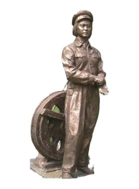 铁路户外玻璃钢精雕宴铜文化