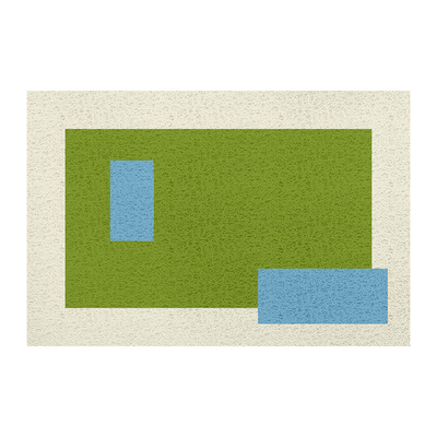 okay苔阶留痕丝圈入户地垫门口家用可裁剪 pvc耐脏防滑除尘脚垫子