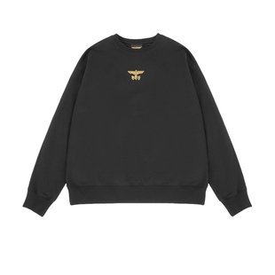 【赫尔墨斯】BOYLONDON春季男女同款潮牌印花套头圆领卫衣N03008