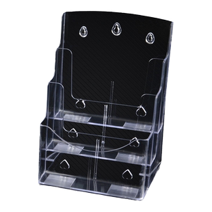 亚克力单页架宣传页展示架三层桌面资料架透明文件框目录宣传单摆放架折页架宣传架杂志报刊宣传架银行资料架