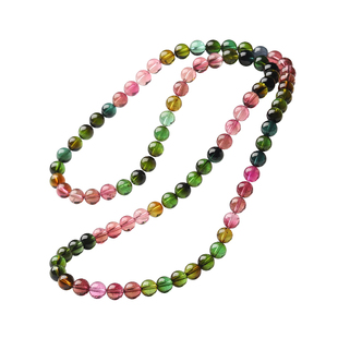 【孤品】绕腕霓虹-收藏级玻璃体碧玺手链女款多圈手串饰品散珠