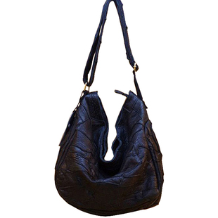 2022新款质感大容量柔软羊皮包单肩包百搭斜挎布丁包简约真皮女包