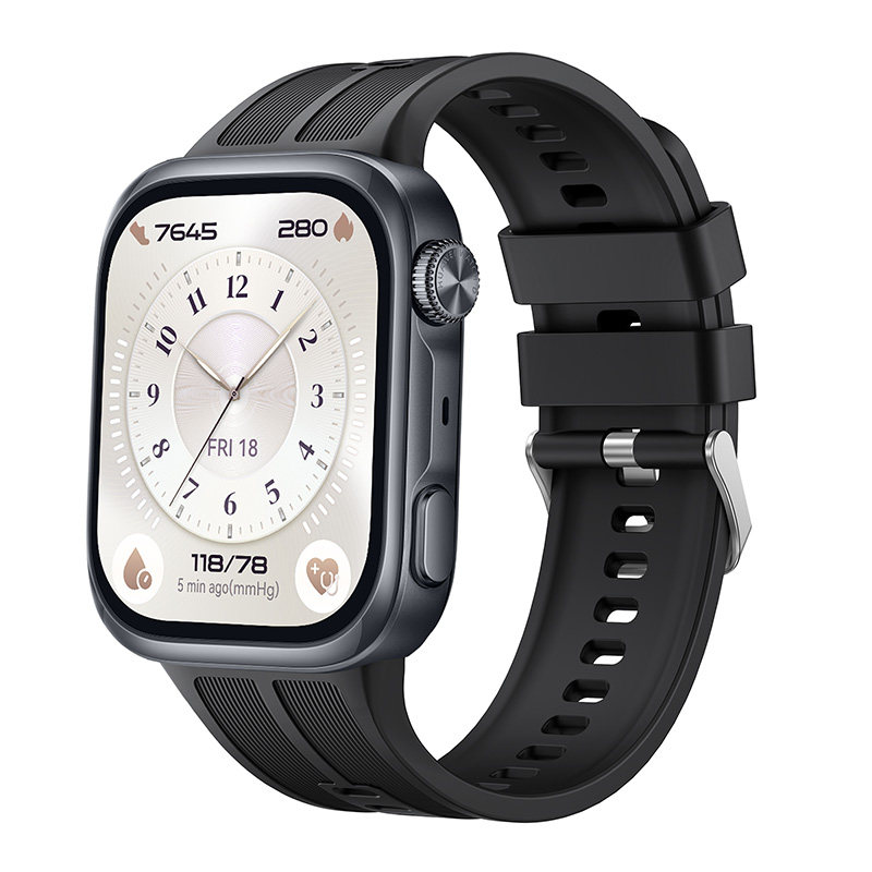 适用华为watchd3表带HUAWEIWATCHD3智能运动手表硅胶腕带新款血压记录仪专用一体替换带男女款透气配件高级感