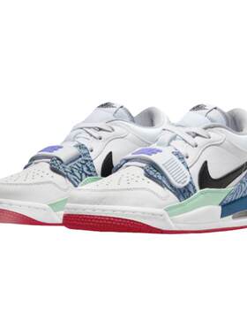 Air Jordan Legacy AJ312 白紫蓝复活节女低帮篮球鞋DV9127-101