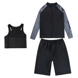 圣诺菲束胸中性潜水服快干防晒温泉游泳宽松水母衣束胸泳衣