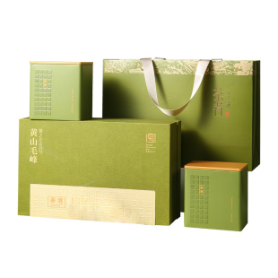 黄山毛峰2025新茶特级明前安徽春茶送长辈毛峰茶叶年货节礼盒250g