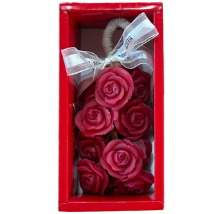 水晶玫瑰花香皂伴手礼盒装创意生日结婚伴娘礼物手工精油洗手肥皂