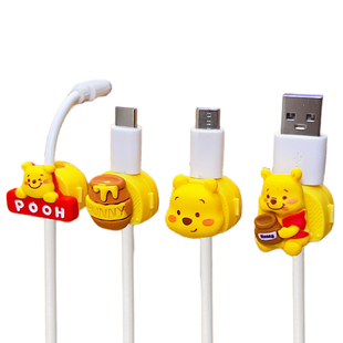 桌面理线器高颜值数据线固定器卡扣可爱卡通手机充电线收纳神器