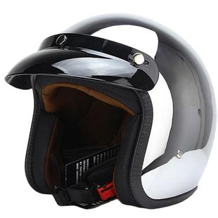 电动车复古哈雷半盔复古JET盔机动车骑士安全头盔男女通用四季