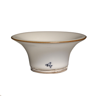 【特价微瑕惜福品】自慢堂明款陶艺家手工陶瓷主人茶杯茶具捡漏款