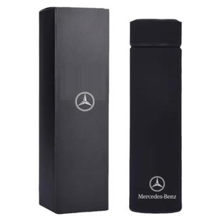 车载智能保温杯定制logo刻字奔驰宝马奥迪礼品茶水杯原厂4S店杯子